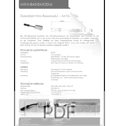 Vorschau Datenblatt Mini-Basismodul 101201