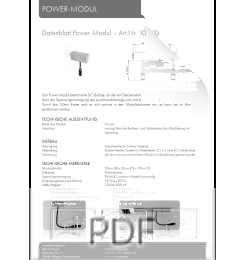 Vorschau Datenblatt Power-Modul 101202
